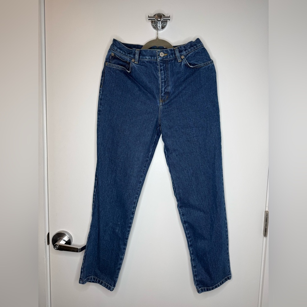 Vintage Ralph Lauren Green Label Jeans 8P 100% Cotton Straight Leg Quiet Luxury